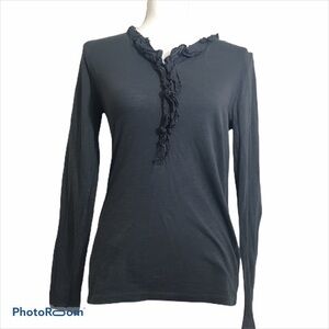 Ann Taylor LOFT ruffle front top. Sz small